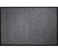 ID Mat 120180 02 Impact Carre Tapis Paillasson Fibre Polypropylène/Caoutchouc Gris 180 x 120 x 1 cm