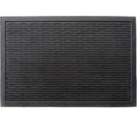 ID Mat 4060 Tapis Paillasson, 100% Caoutchouc, Noir, 40 x 60 cm