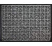 ID Mat 6080 02 Impact Carre Tapis Paillasson Fibre Polypropylène/Caoutchouc Gris 80 x 60 x 1 cm