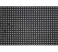ID Mat M10 Caillebotis Caoutchouc Noir 120 x 80 x 1,7 cm