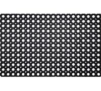 ID Mat M85 Caillebotis Caoutchouc Noir 80 x 50 x 1,8 cm