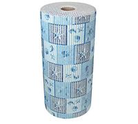 ID Mat - Revêtement Antidérapant Multi-usages Smarty Netty - Rectangulaire 65 x 1500 cm - Déco - Extérieur Abrité - Anti-moisissure - Mousse de Vinyle Expansée - Bleu