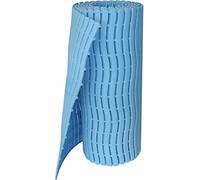 ID Mat Soft Step Bleu Caillebotis de piscine, Polyéthylène recyclé, 0,60x16 m