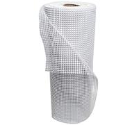 ID Mat sous Tapis, 88% Mousse PVC expansée sur Trame Polyester, Blanc, 80 x 150 cm