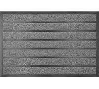 ID Mat Tapis paillasson 2 en 1 COMBI'ABSORBANT Gris 60x90cm