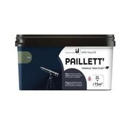 ID Paillet Peinture d'intérieur effet métallisé Kaki Paris - 2 litres - à base d'eau
