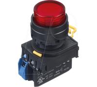 ID YW1LM2E10Q4R - Bouton-poussoir éclairé YW, 22 mm, 1 NO, noir