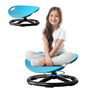 IDAMAKON Sensorik Chaise pivotante pour enfants, carrousel à 360°, jouet sensoriel, tabouret rotatif, silencieux, pour l'entraînement, la coordination physique et l'équilibre