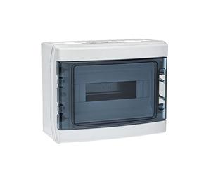 IDE CDN12PT IP65 Coffre de distribution étanche en ABS, scellé, gris, 246 x 310 x 148 mm