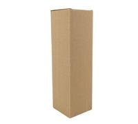 IDEA HOME Lot de 6 boîtes à vin, WAVE Elégante boîte à vin en papier kraft, Design moderne, Système Click & Go, Carton à vin, Emballage cadeau pour bouteilles de vin