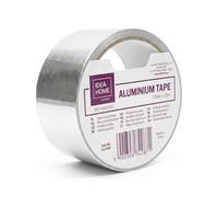IDEA HOME Ruban Aluminium Adhésif 50mm x 10m - Bande Aluminium Résistante à la Chaleur Argent - Ruban d’Étanchéité pour HVAC, Tuyaux et Réparations