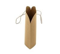 IDEA HOME Sacs en Papier en Carton Ondulé 6 Pièces - Pochette Cadeau - Sacs Cadeaux Kraft avec Anse pour Fête, D'anniversaire, Noël, Emballage Cadeau, Sacs à Provisions, 21 x 10 x 30 cm
