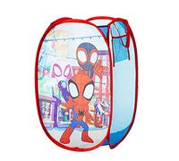 Idea Nuova Disney Spidey and His Amazing Friends Panier à linge pop-up 53,3 x 34,3 x 34,3 cm