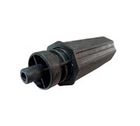 IdeaGenesis - Contera Télescopique avec chevron pour volet roulant - Capsule de volet roulant pour axe 40mm - Pièces de rechange pour volet (Téléscopique avec chevron, Axe 40mm)
