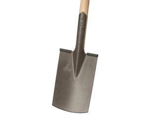IDEAL Bêche avec protection contre le piétinement avec manche Gärtner Form Bêche de jardinier Bauspaten