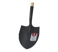 Ideal Bêche Ideal Pelle à bêcher Ideal petite noire + lame crantée frêne Quantité:1