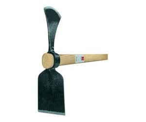 Ideal Houe double tête ovale IDEAL forgé, avec manche poids 1800 g Quantité:1