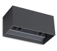 Ideal Lux 313412 OUTDOOR ATOM Applique d'extérieur LED 25 W 2100/1340 lm 3000 K IP54 Anthracite