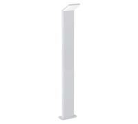 Ideal Lux 318707 OUTDOOR STYLE Lampadaire/poteau d'éclairage LED pour l'extérieur, H 1 000 mm, 9 W, 1 050/920 lm, 3 000 K, IP54, blanc