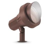 Ideal Lux 321622 OUTDOOR TERRA BIG Luminaire d'extérieur encastrable / réflecteur 1xE27 IP65 Couleur café