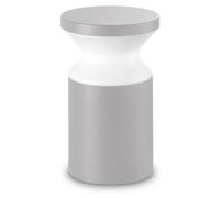 Ideal Lux 321950 OUTDOOR TORRE Lampadaire d'extérieur, 1xE27, H220 mm, IP44, gris