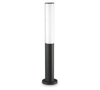Ideal Lux 322261 OUTDOOR ETERE Lampadaire/mât d'éclairage LED d'extérieur, V605 mm, 9,5 W, 1150/850 lm, 3000 K, IP44, noir