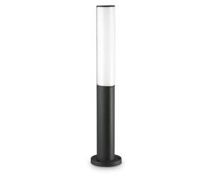 Ideal Lux 322261 OUTDOOR ETERE Lampadaire/mât d'éclairage LED d'extérieur, V605 mm, 9,5 W, 1150/850 lm, 3000 K, IP44, noir