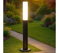Ideal Lux 322278 OUTDOOR ETERE Lampadaire/mât d'éclairage LED d'extérieur, V605 mm, 9,5 W, 1350/990 lm, 4000 K, IP44, noir