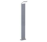 Ideal Lux 322384 OUTDOOR STYLE Lampadaire/poteau d'éclairage LED pour l'extérieur, H 1 000 mm, 9 W, 1 050/810 lm, 3 000 K, IP54, gris