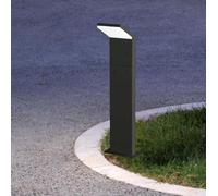 Ideal Lux 322506 OUTDOOR STYLE Lampadaire/poteau d'éclairage LED pour l'extérieur, H 500 mm, 9 W, 1100/830 lm, 4000 K, IP54, noir