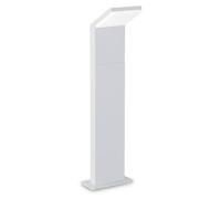 Ideal Lux 322582 OUTDOOR STYLE Lampadaire/poteau d'éclairage LED pour l'extérieur, H 500 mm, 9 W, 1100/960 lm, 4000 K, IP54, blanc