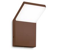 Ideal Lux 322704 OUTDOOR STYLE Applique murale d'extérieur à LED 9 W 1050/780 lm 3000 K IP54 Brun café