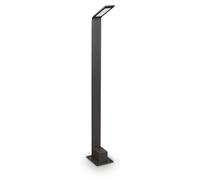 Ideal Lux 326733 OUTDOOR AGOS Lampadaire/mât d'éclairage LED pour l'extérieur, V800 mm, 6,5 W, 670/560 lm, 3000 K, IP54, noir