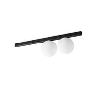 Ideal Lux BINOMIO Plafonnier Globe à 2 Lumières Noir