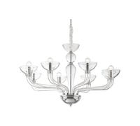 Ideal Lux Casanova SP8 éclairage de Plafond Transparent E14