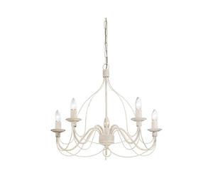 Ideal Lux Courtes Lampe SP5 Blanc Antique