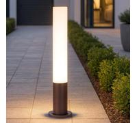 Ideal Lux EDO - Borne lumineuse pour l'extérieur 1 Light Coffee IP44