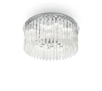 Ideal Lux ELEGANT PL12 - Plafonnier, chrome