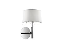 Ideal Lux HILTON AP1 Indoor G9 40 W White - Wall Lighting (Surfaced, Bedroom, Children's Room, Living room, Indoor, White, Glass, Metal, PVC, iP20)