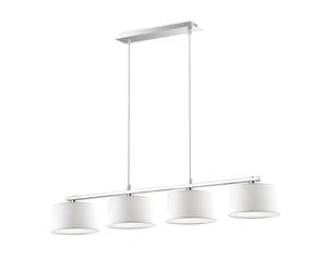 Ideal Lux Hilton SB4 Lampe blanche, halogène, électrique, ampoules incluses, réglage de la hauteur : oui