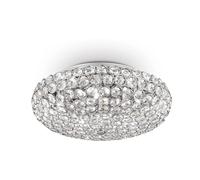 Ideal Lux KING PL5 Chrome Lampe de plafond, métal, chrome