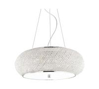Ideal Lux Pasha SP10 Suspension E14 Chrome 55 x 148 cm