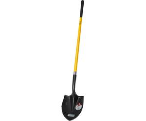 Ideal Pelle à bêcher noire manche ondulé FGL