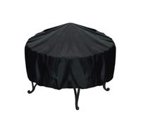Idéal pour Utilisateurs de Brasero Rond, Bâche Imperméable 84x50 cm | Ourlet réglable avec bloqueur à ressort, fixation immédiate autour de la base pour empêcher tout soulèvement.