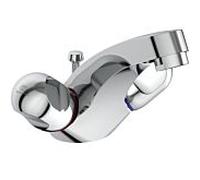 Ideal Standard 2 poignées Alpha chrome, saillie 120 mm, m. Ensemble de déchets