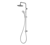Ideal Standard – Ensemble de douche mural Ideal Duo A5689AA chromé, pomme de douche 20 cm
