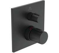 Ideal Standard Mitigeur de douche thermostatique encastré Ceratherm C100 A6956XG Noir