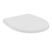 Ideal Standard abattant WC universel, ovale, Wrapover - Blanc (Smartguard+) | Avec fermeture automatique (Softclose), abattant WC ovale amovible pour un nettoyage facile, antibactérien, E3747HY