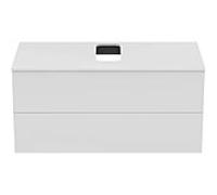 Ideal Standard Adapto Meuble sous lavabo U8597WG 1050x502x505mm, 2 blanc , brillant lustre blanc
