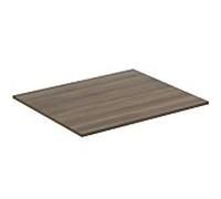 Ideal Standard Adapto dessus en bois, Ideal Standard et console, 600x12x505mm, décor en noyer